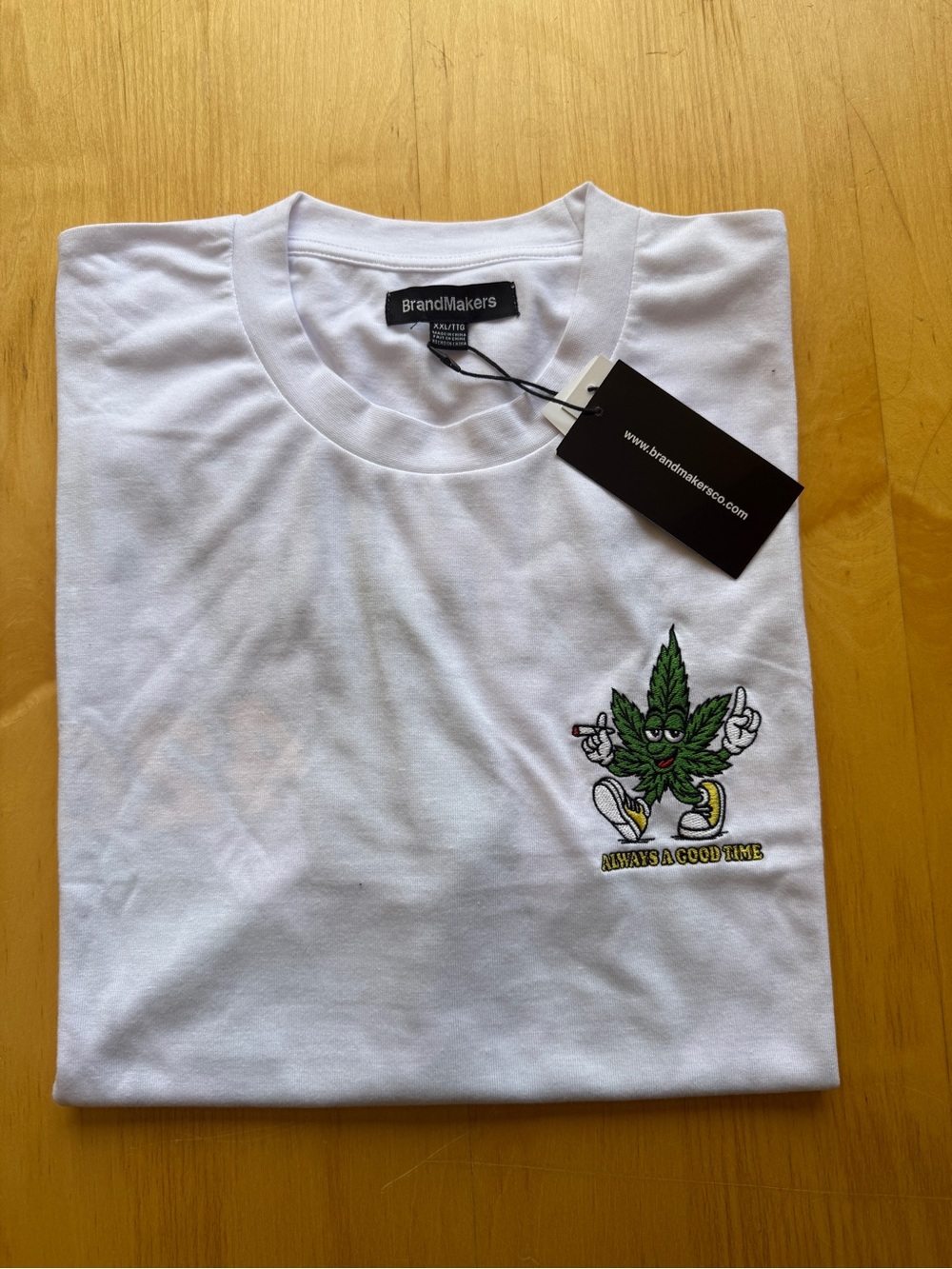 BrandMakers Highway 420 Cannabis Graphic Tee Men’s XXL White NWT
